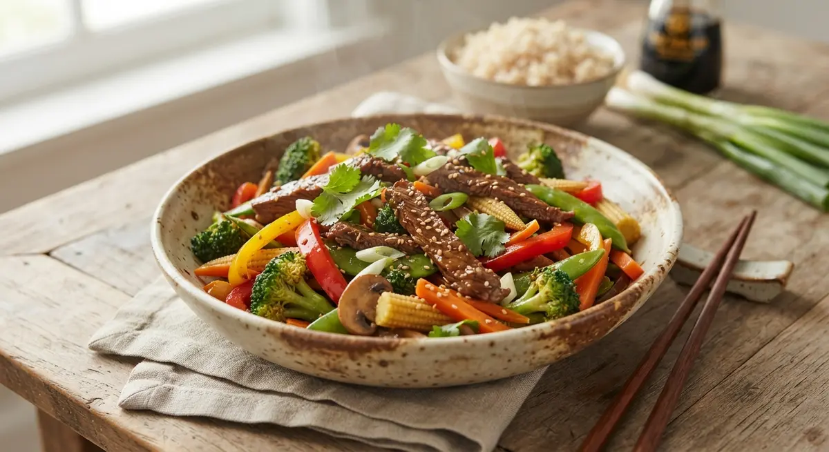Lean Beef & Vegetable Stir-Fry